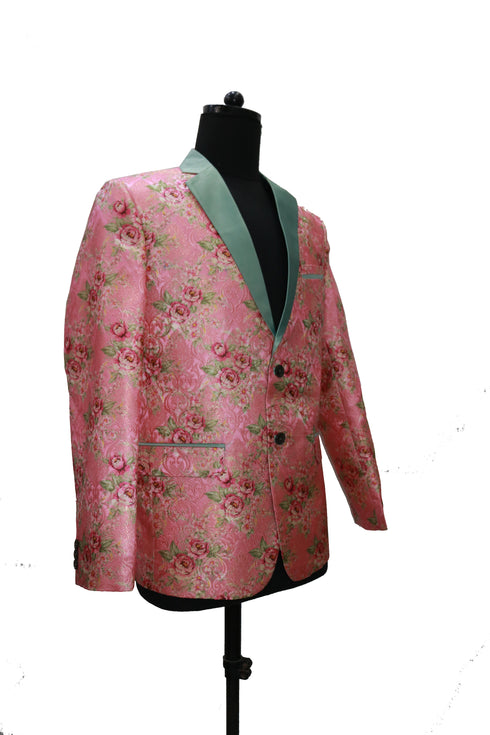Mint Rose Floral Jacket